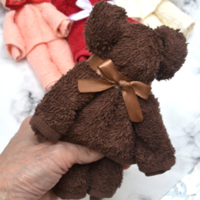 Serviette d’invité Ourson Teddy 100% coton